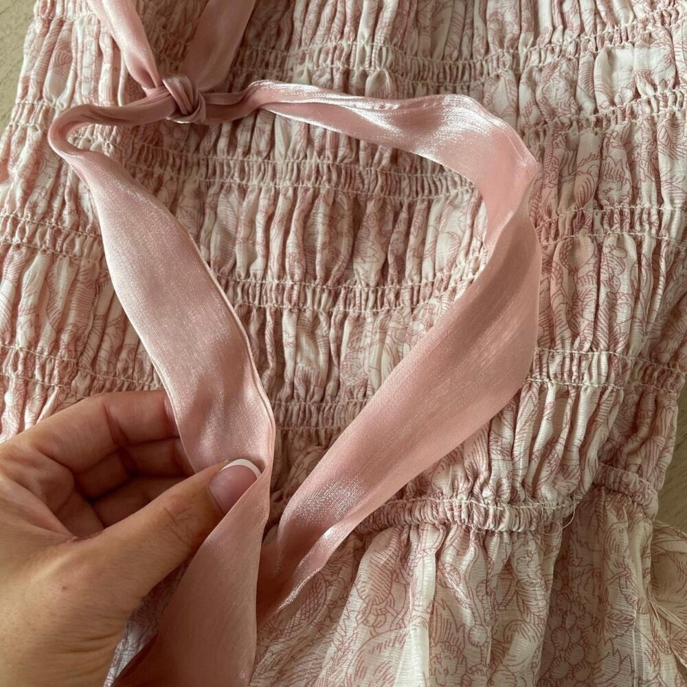 En Saison Geraldine Maxi Dress in Natural Pink | Women’s Size Small - Picture 5 of 6
